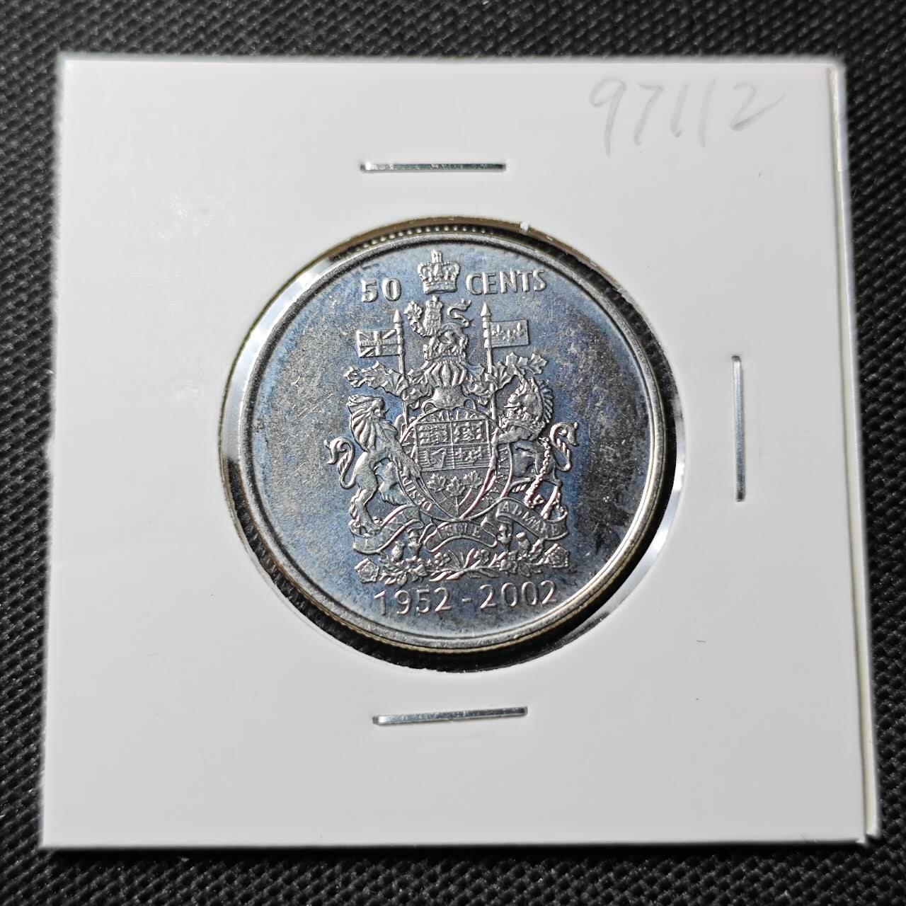 KK钱币收藏小铺 第297期   周末发货  2002加拿大50分纪念币