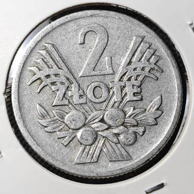 KK钱币收藏小铺 第297期   周末发货 - 1958波兰2兹罗提 
