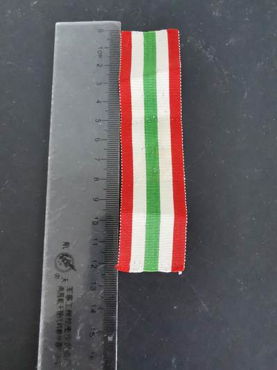 老王徽章第128期 - 英国二战意大利之星奖章绶带    12.5cm