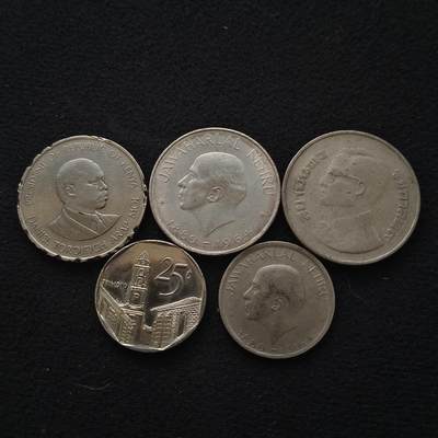 【全场包邮】纯粹捡漏拍435场-持续更新中 - 世界各国各年份散币5枚一组