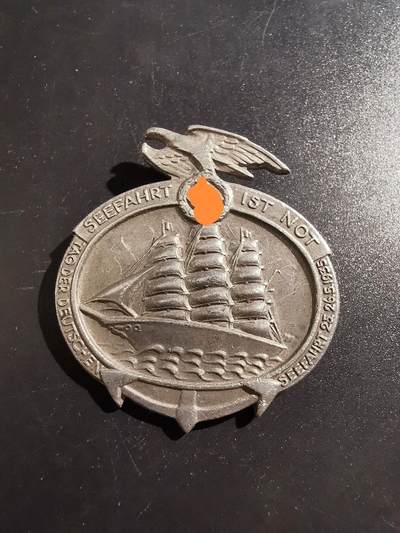 老王徽章第128期 - 德三1935年航海日证章
