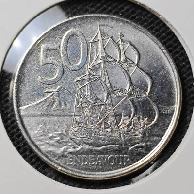 KK钱币收藏小铺 第297期   周末发货 - 2009新西兰50分 