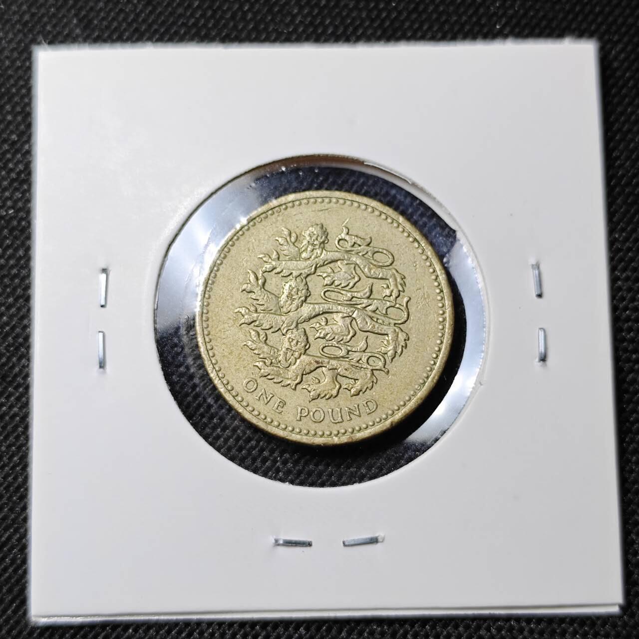 KK钱币收藏小铺 第298期 2月预留时间 周末发货 2002英国1镑 