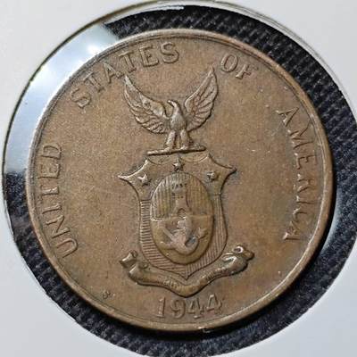 KK钱币收藏小铺 第298期 2月预留时间 周末发货 - 1944菲律宾1分