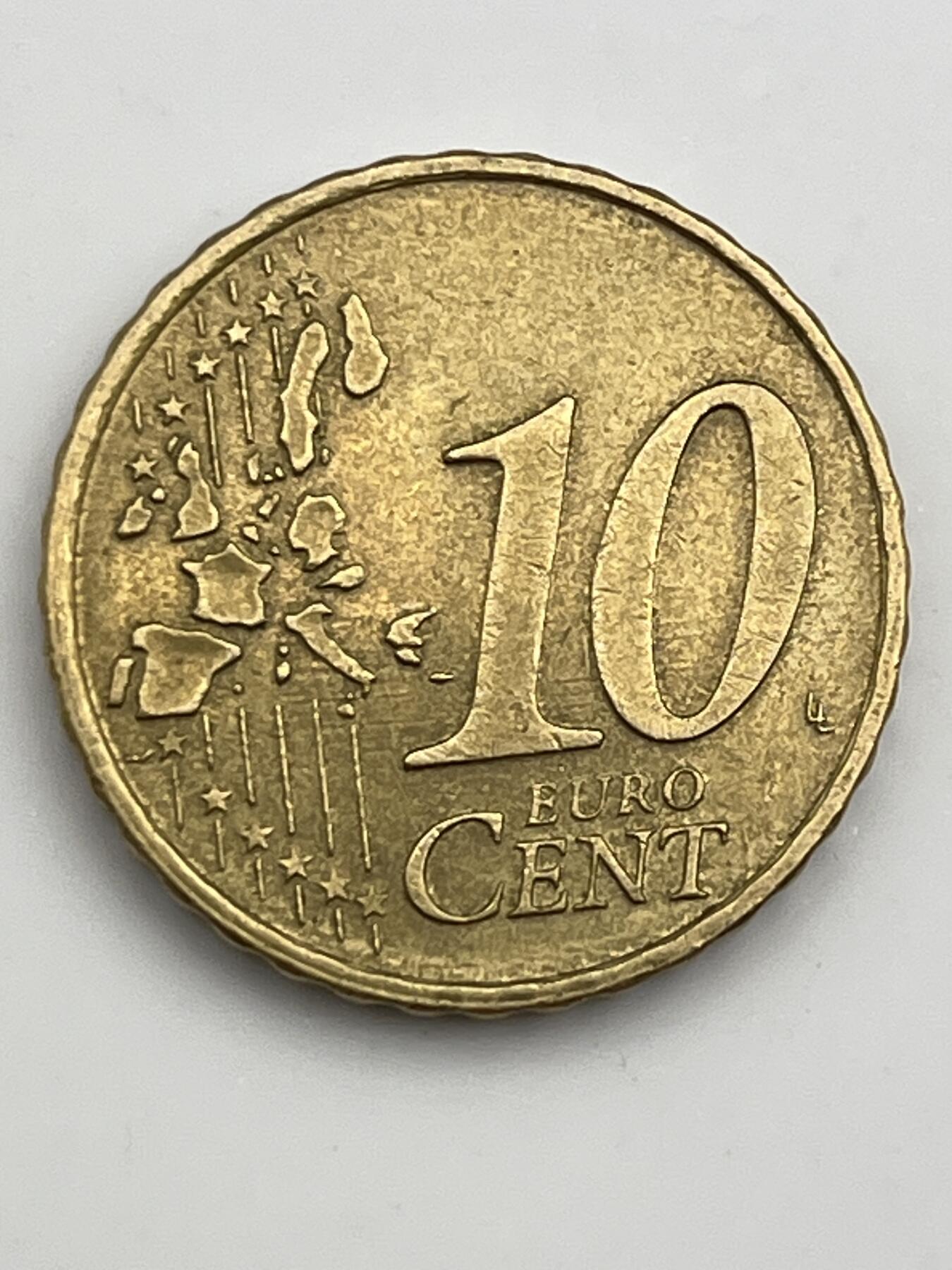 神仙姐姐-中外币专场5 1999年 荷兰10欧分
