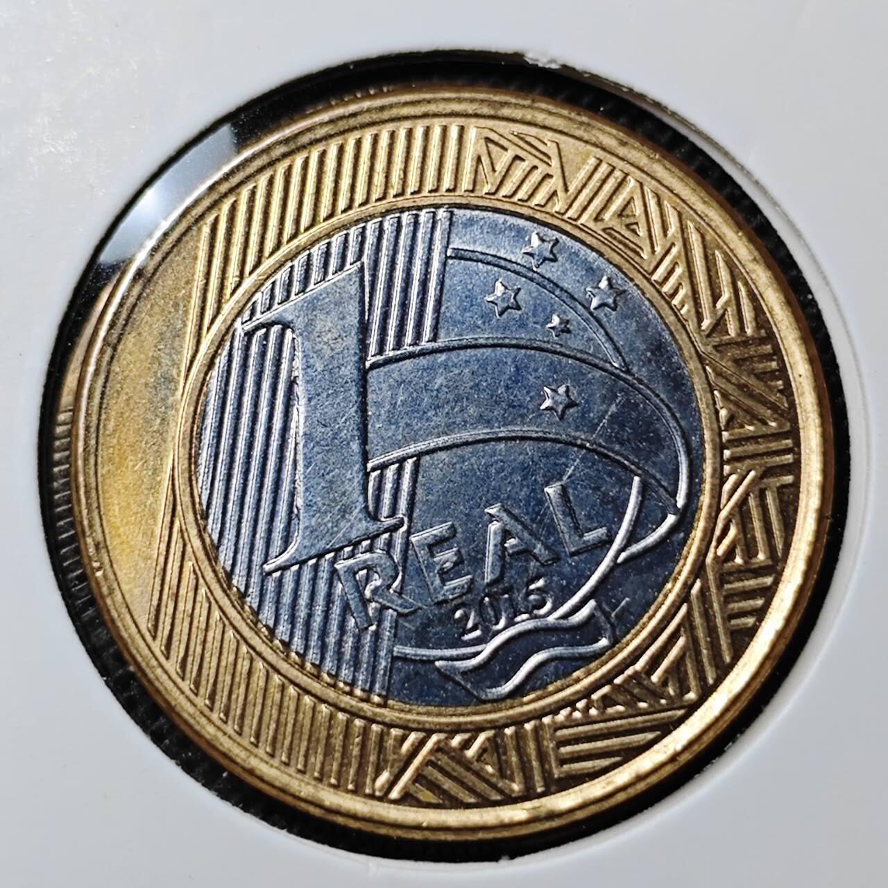 KK钱币收藏小铺 第298期 2月预留时间 周末发货 2015 巴西1里亚尔纪念币