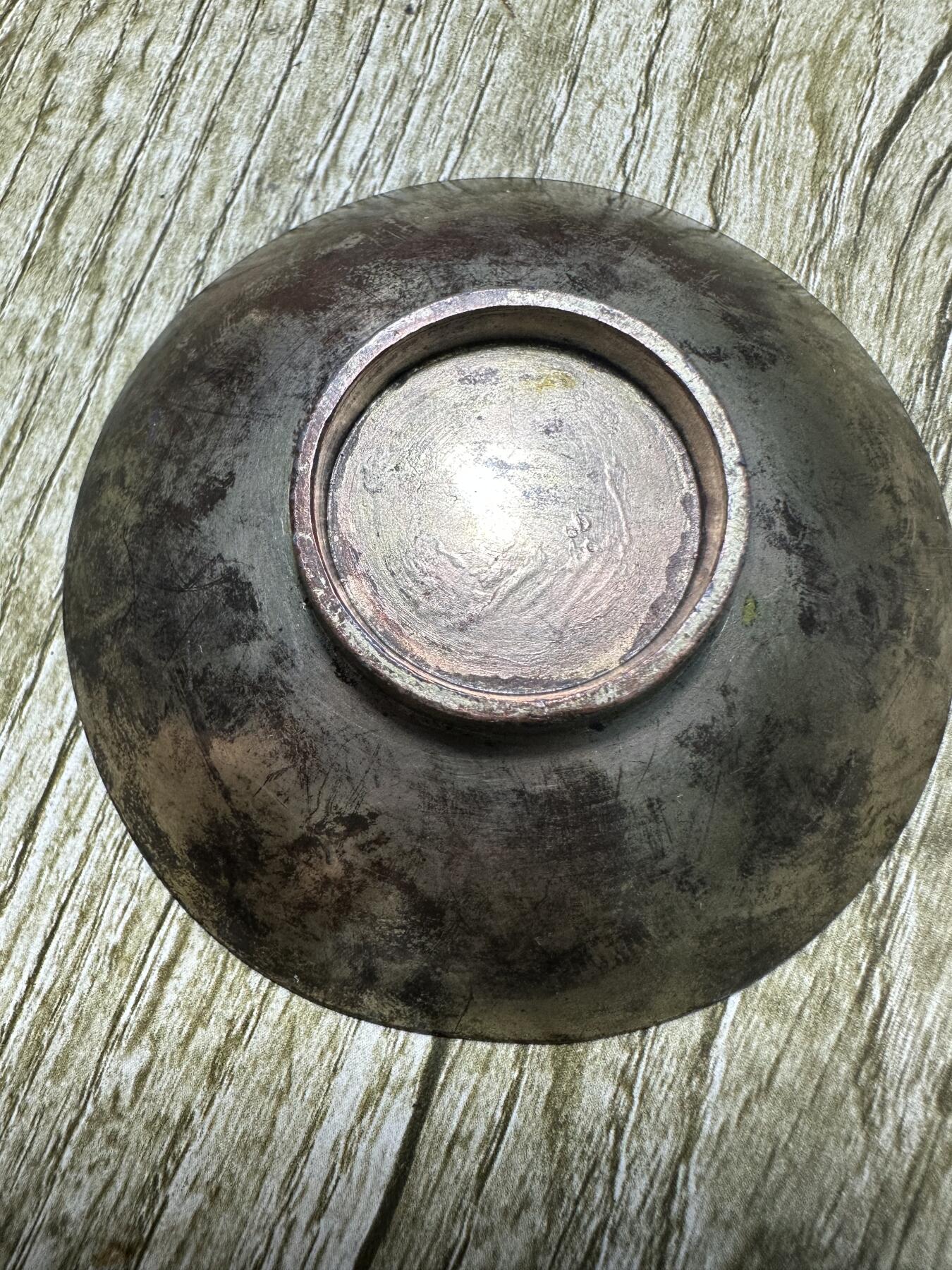 钱币，章 满期纪念，碗形，材质不明，48.4g