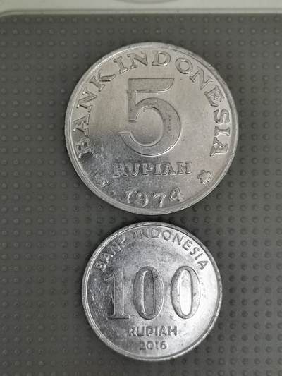2025年第50场各国批量散币拍卖（总第50场） - 印度尼西亚铝币2枚