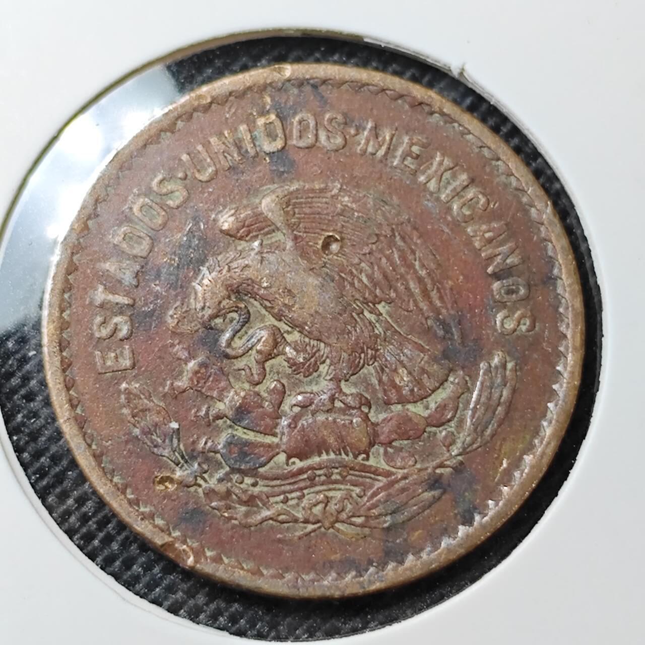 KK钱币收藏小铺 第298期 2月预留时间 周末发货  1951墨西哥5分
