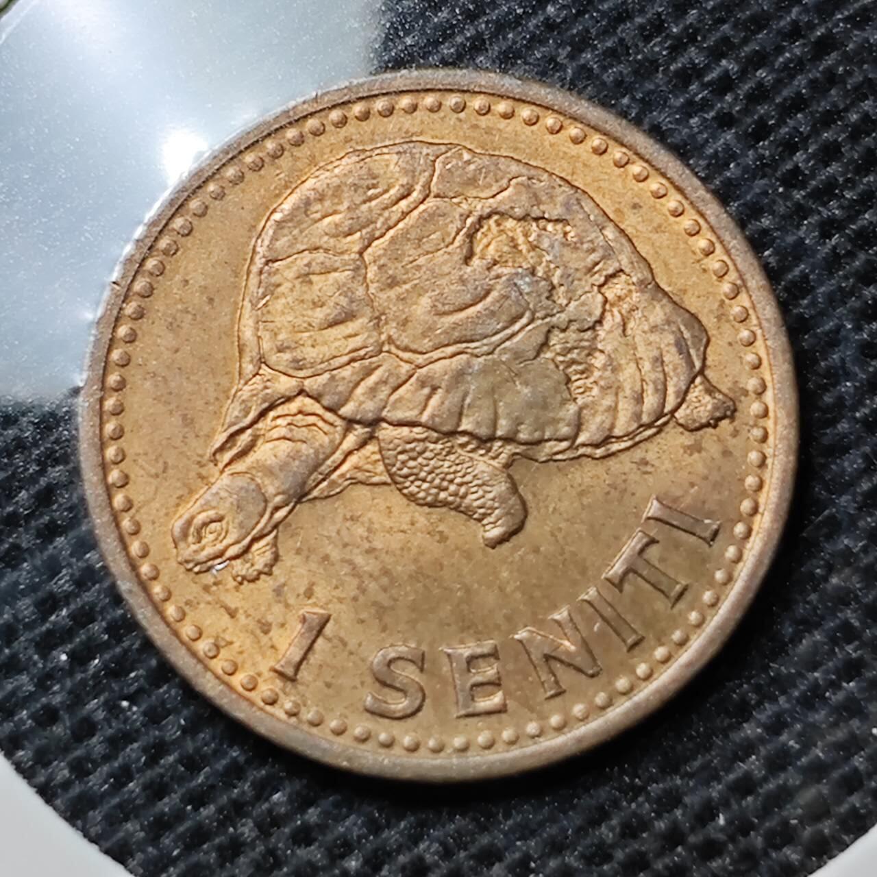 KK钱币收藏小铺 第298期 2月预留时间 周末发货 1968汤加1分 好品铜币