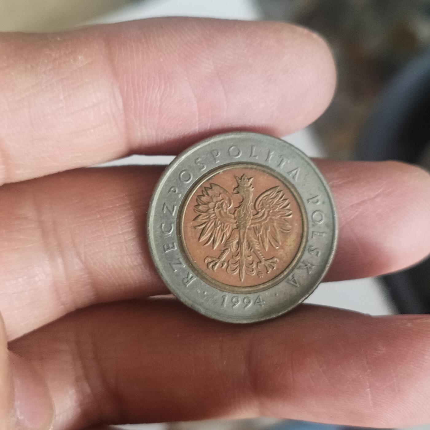 泡泡币外币第五十二场可代拍15038385335微信 波兰五元