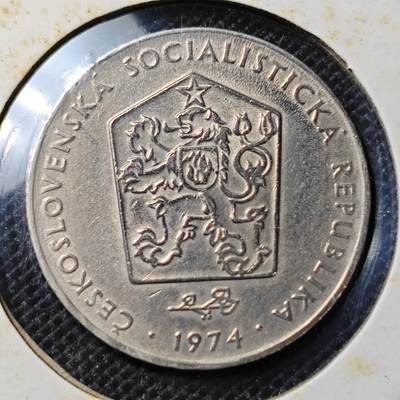 KK钱币收藏小铺 第302期 2月预留时间  周末发货 - 1974捷克斯洛伐克2克郎 