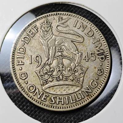 KK钱币收藏小铺 第302期 2月预留时间  周末发货 -  1945英国1先令银币