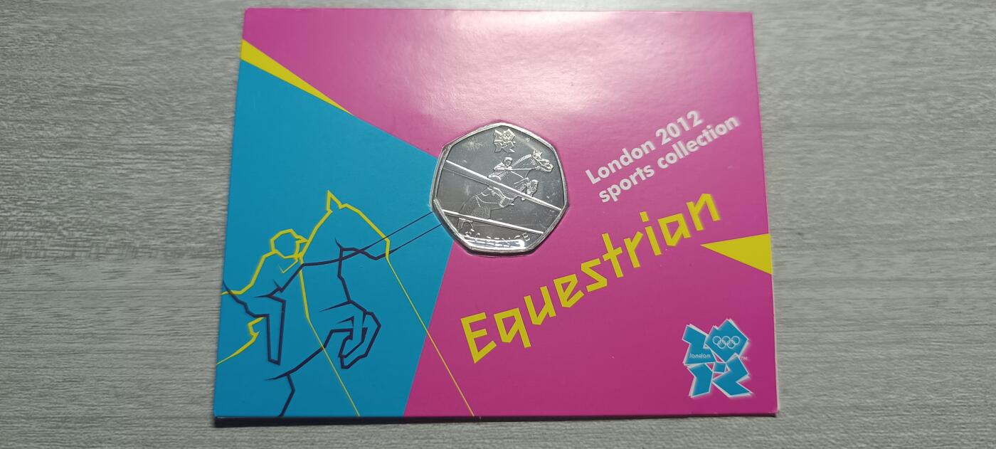 如意阁第十八场（混合场） 2012英国奥运会-马术，异形50便士纪念币