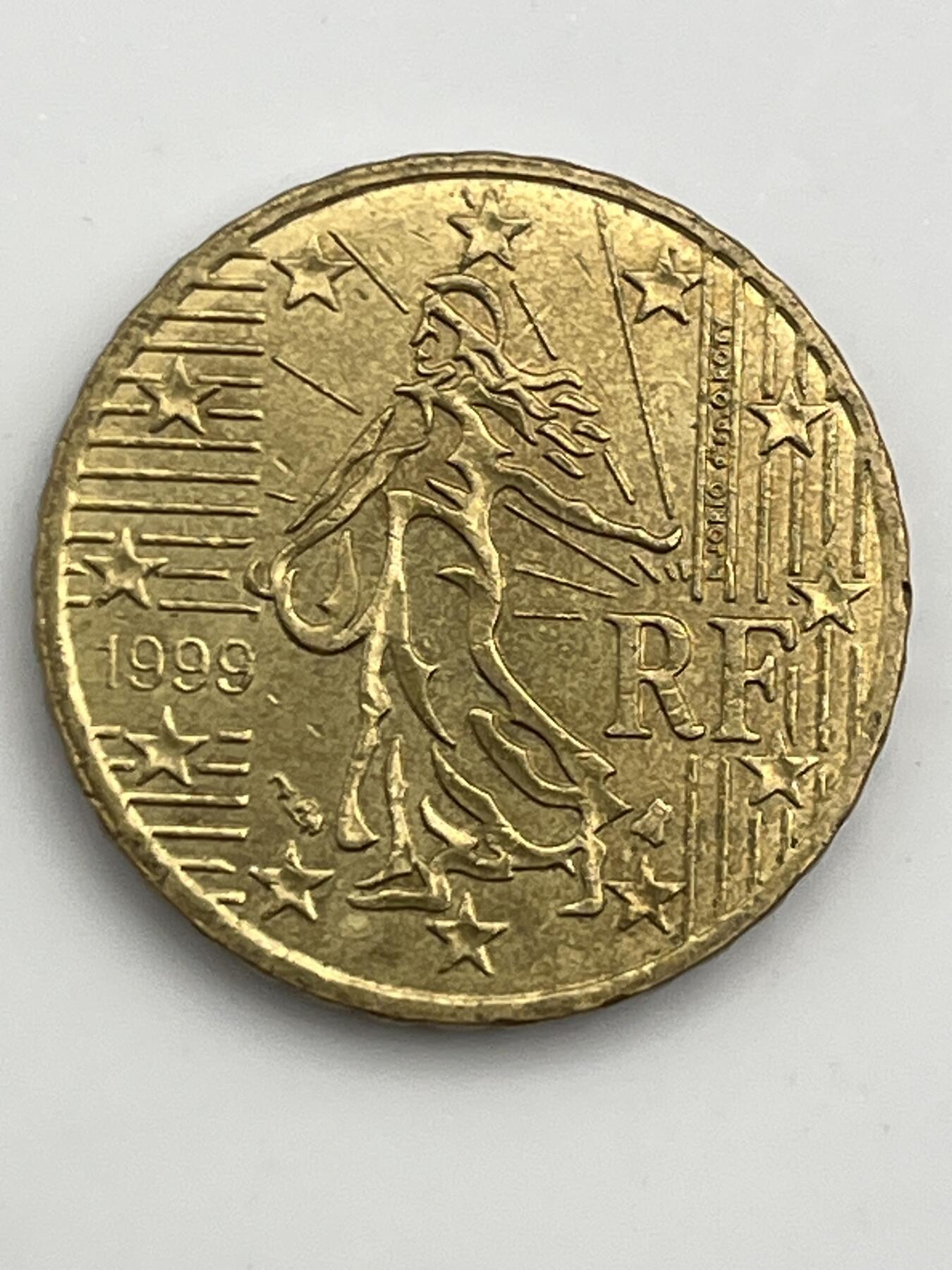 神仙姐姐-中外币专场5 1999年 法国10欧分