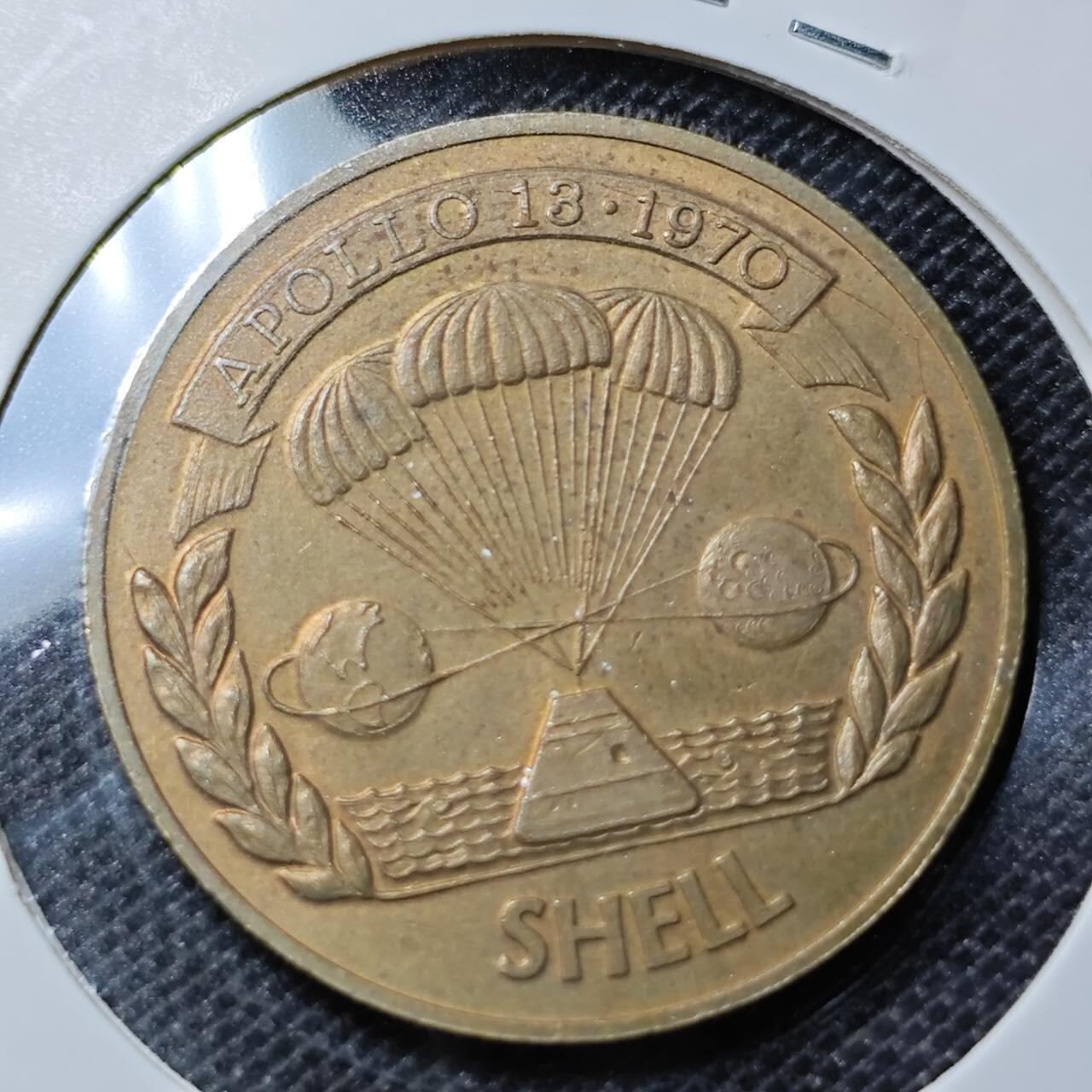 KK钱币收藏小铺 第298期 2月预留时间 周末发货  美国航天纪念章一枚
