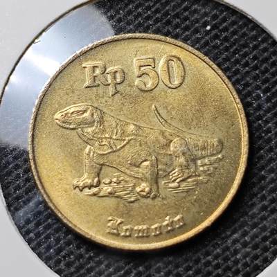 KK钱币收藏小铺 第302期 2月预留时间  周末发货 - 1998印度尼西亚 50卢比好品