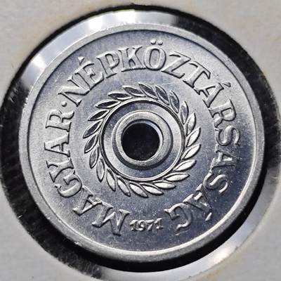 KK钱币收藏小铺 第300期 百期特拍3连拍第2场  周末发货 -   1971匈牙利2菲勒 拆卷品
