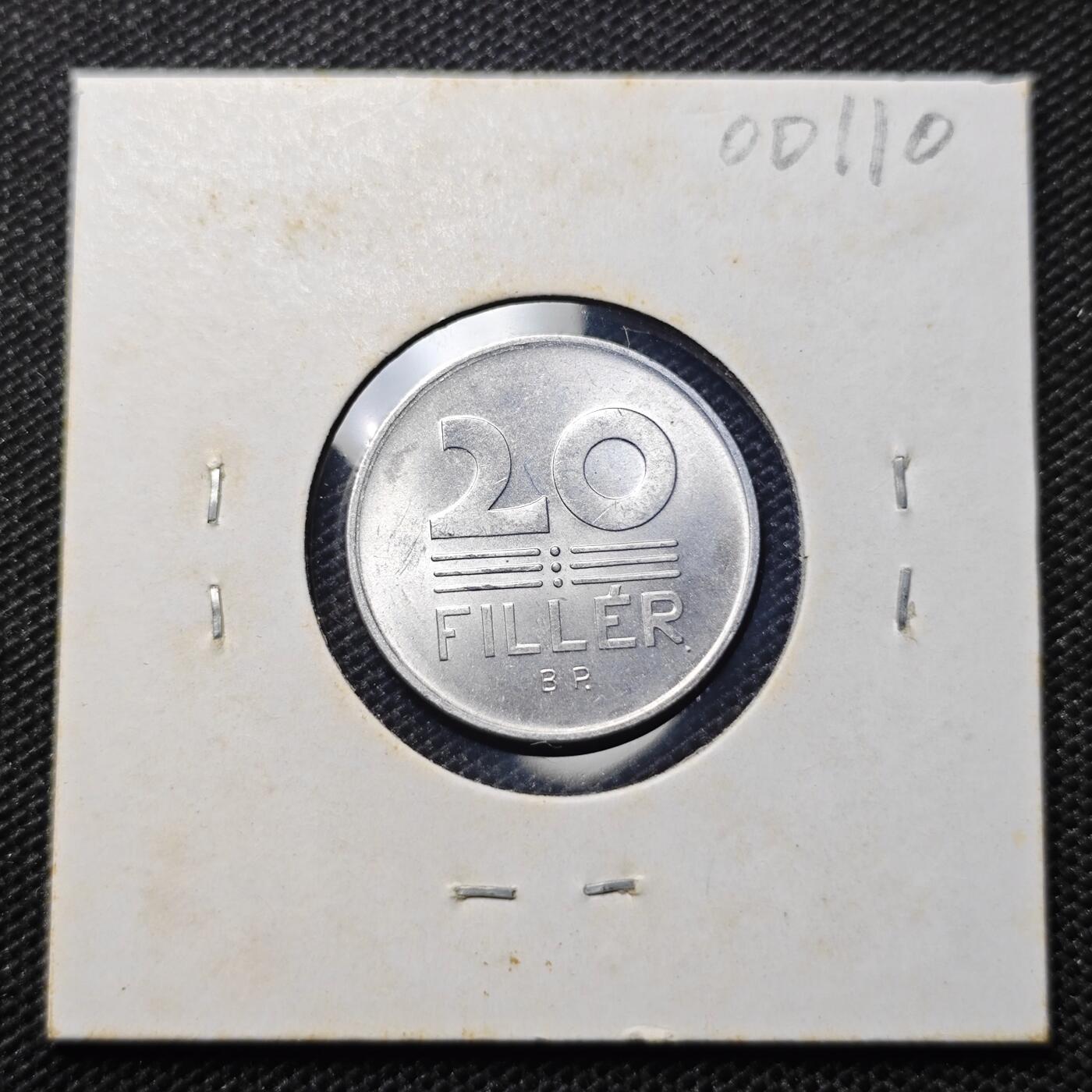 KK钱币收藏小铺 第300期 百期特拍3连拍第2场  周末发货  1964匈牙利20菲勒 好品第一版铝币