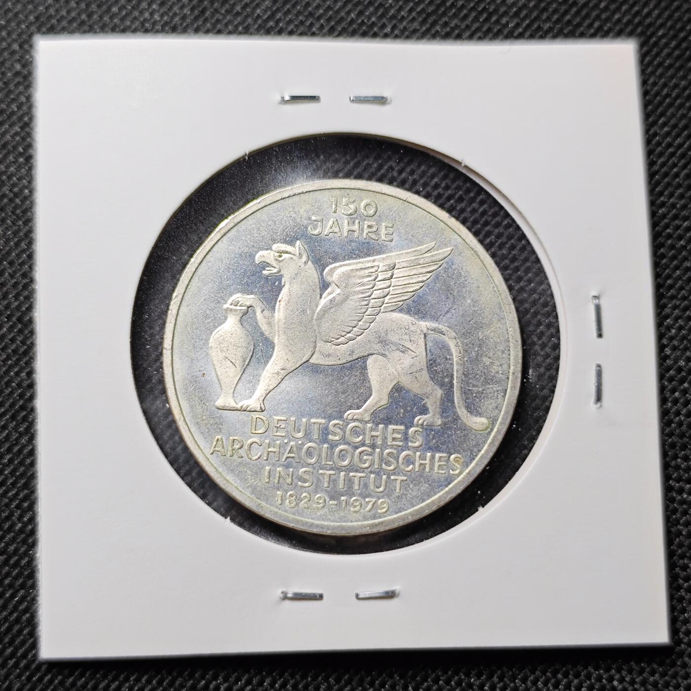 KK钱币收藏小铺 第300期 百期特拍3连拍第2场  周末发货   1979西德5马克纪念银币 好品