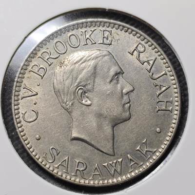 KK钱币收藏小铺 第299期 百期特拍3连拍第1场  周末发货 -  1934沙捞越10分镍币 通货好品