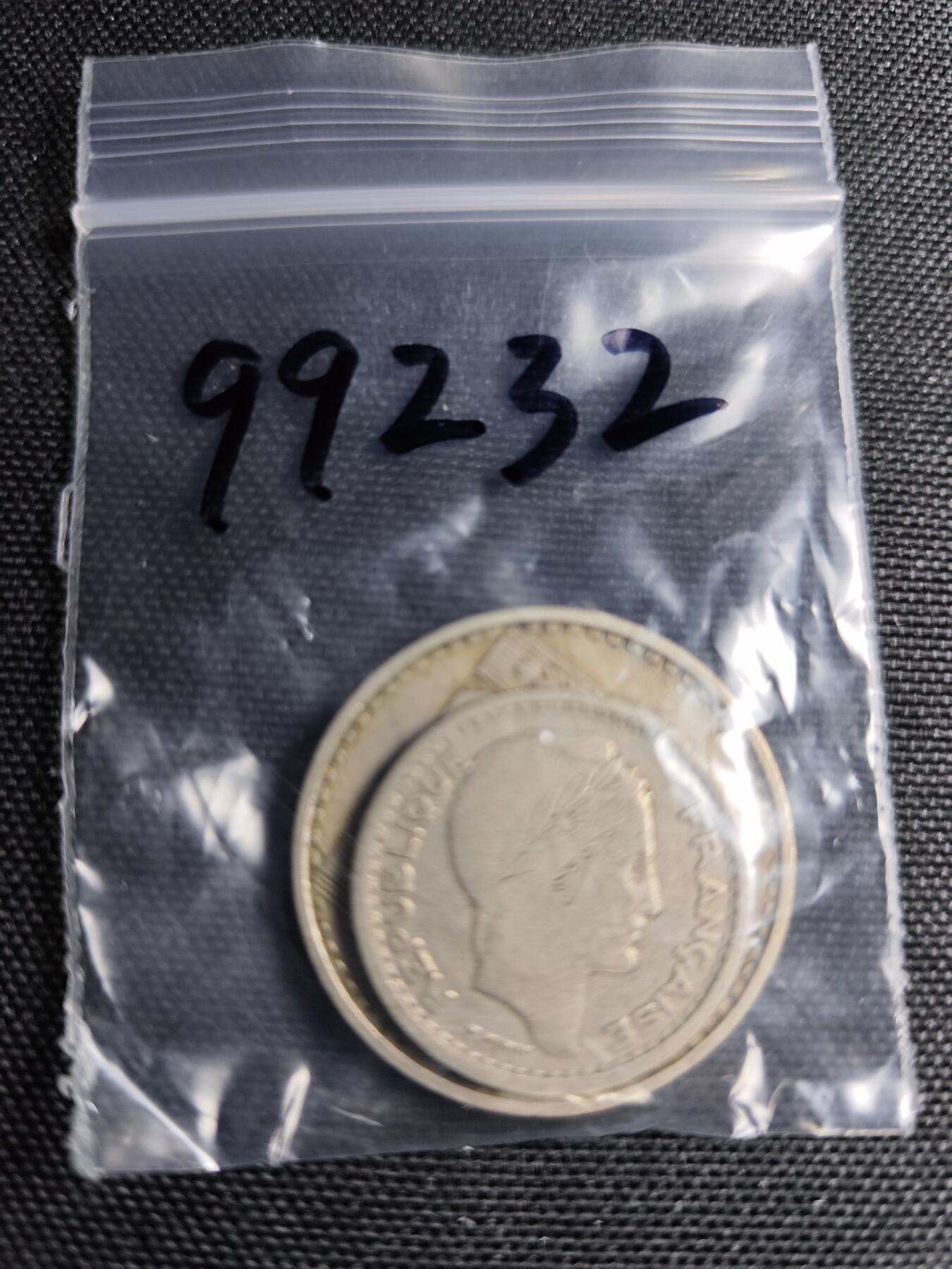 KK钱币收藏小铺 第299期 百期特拍3连拍第1场  周末发货  法属阿尔及利亚大小面值一套