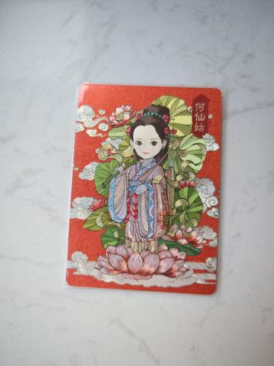 小怪兽卡牌第三十四期 （小花瓣1/1双签手绘  不寄存 消费赠送随机裸卡） - 小花瓣何仙姑粗闪裸卡