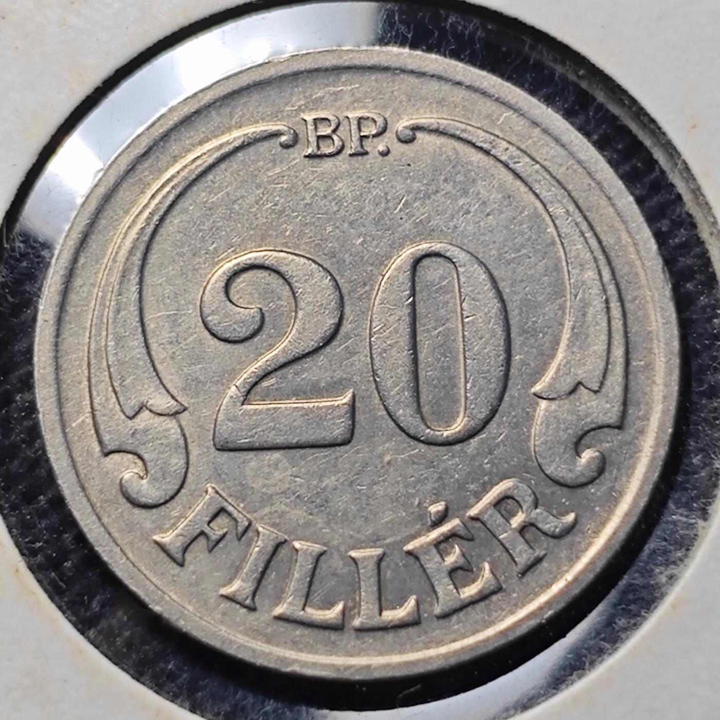 KK钱币收藏小铺 第300期 百期特拍3连拍第2场  周末发货  1938匈牙利20菲勒镍币