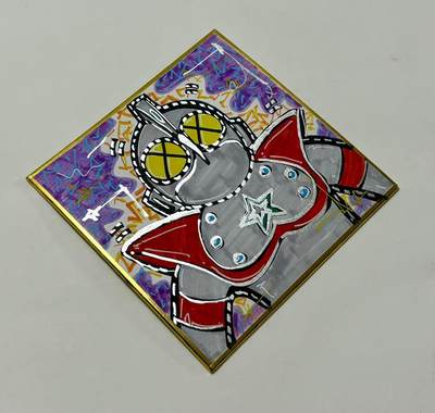 零元拍：歪歪亲笔签名原画色卡，尺寸：12/12厘米，不是复制画哦 - 零元拍：歪歪亲笔签名原画色卡，尺寸：12/12厘米，不是复制画哦