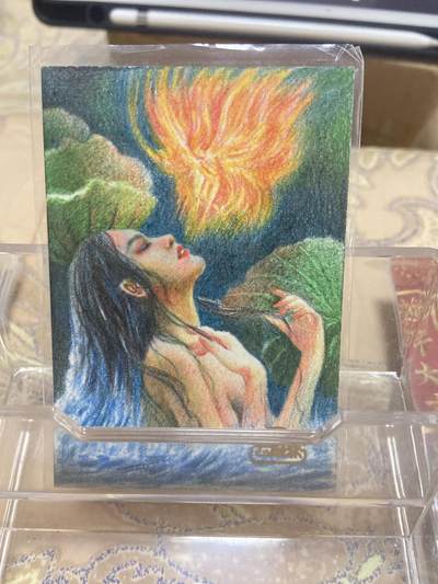 阳大大卡牌超级大甩拍第63期（周五晚上九点截拍，持续收拍品，进群福利早知道） - 【手绘卡】知名画师 katy
