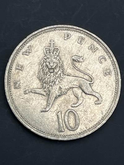神仙姐姐-中外币专场5 - 1968年 英国大版10便士