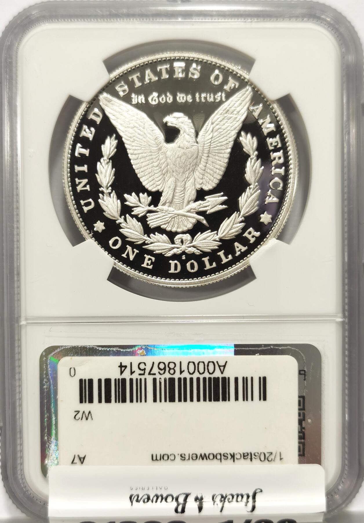 【麦稀奇收藏嘉年华】 博洋堂美国及美洲钱币专场拍卖②暨第127期（全场包邮） NGC PF70UC 美国2023年S版摩根复刻精制1美元精制银币，罕见70分满分精制币，公民铸币咨询委员会主席Thomas J. Uram签名特殊标签1