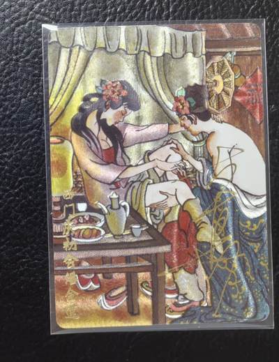 含泪出坑！刷子幻彩折光全部清仓！超吉梦各类签名全部清仓！！！ 超吉梦JPM下弹特卡西门庆初会潘金莲大真绘亲签粗闪