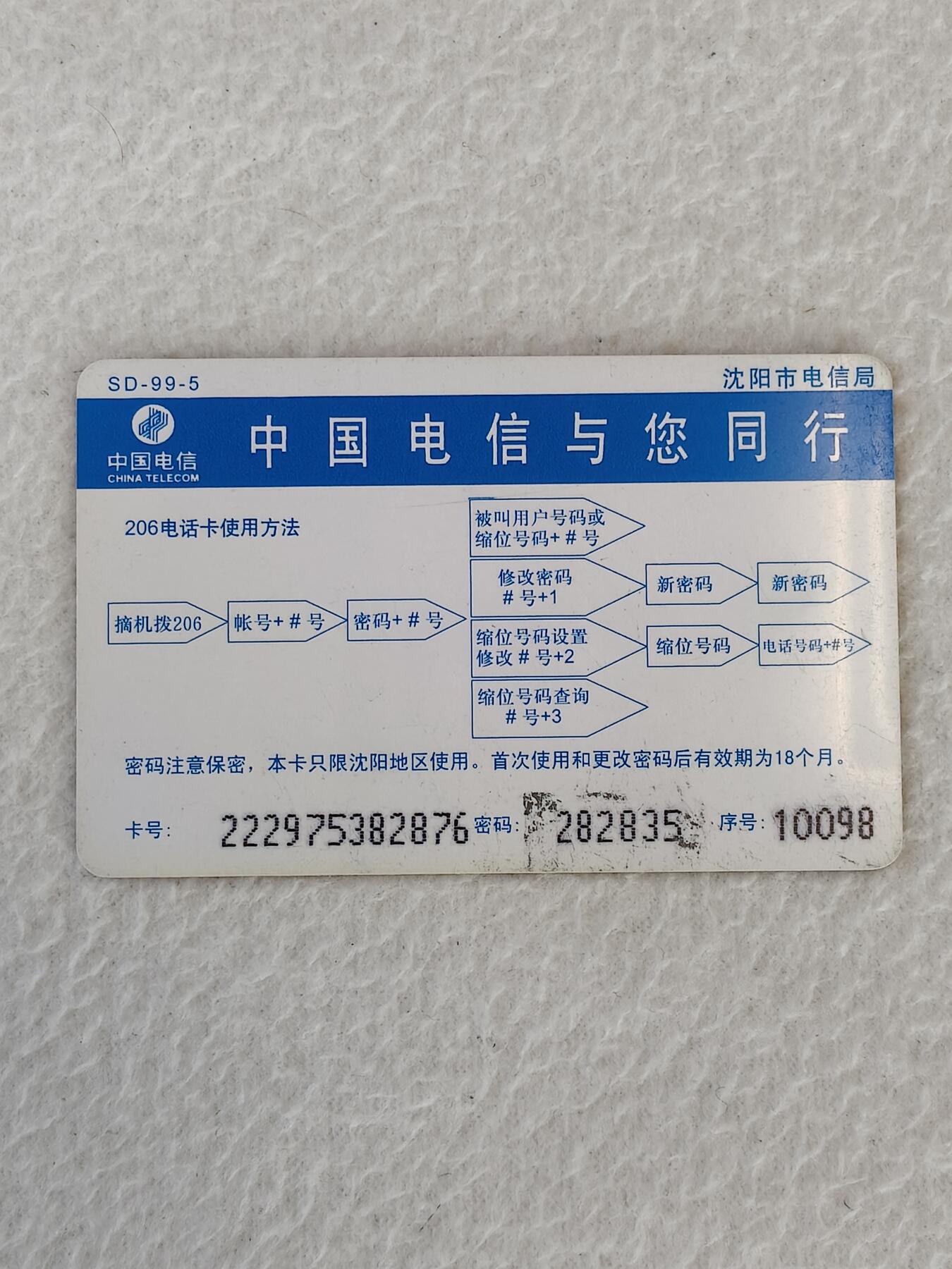 易卡拍卖第21期 国庆50周年。沈阳密码卡。品相如图所示！