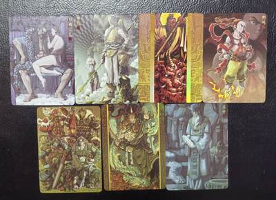 含泪出坑！刷子幻彩折光全部清仓！超吉梦各类签名全部清仓！！！ 封神世界第一弹彩闪一套