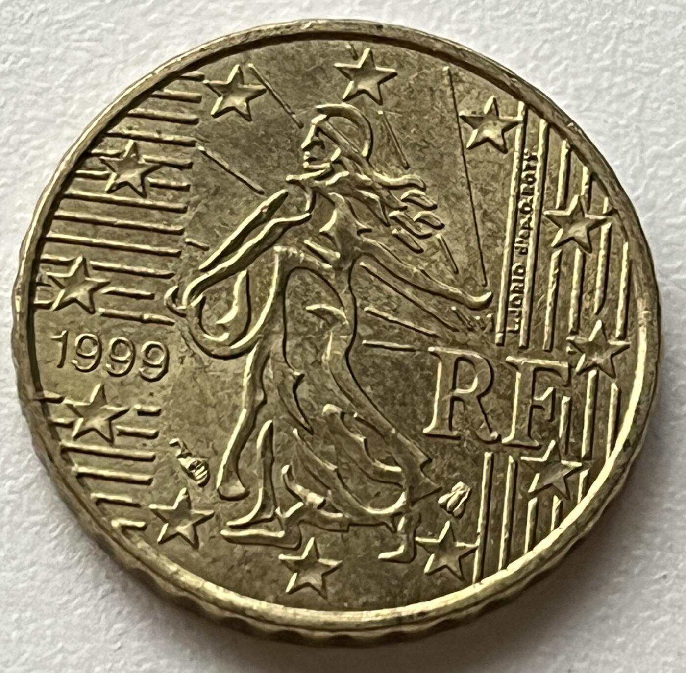 神仙姐姐-中外币专场6 1999年法国10欧分
