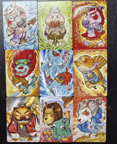 含泪出坑！刷子幻彩折光全部清仓！超吉梦各类签名全部清仓！！！ 超吉梦JPM下弹特卡叶家宝绘九妖普卡