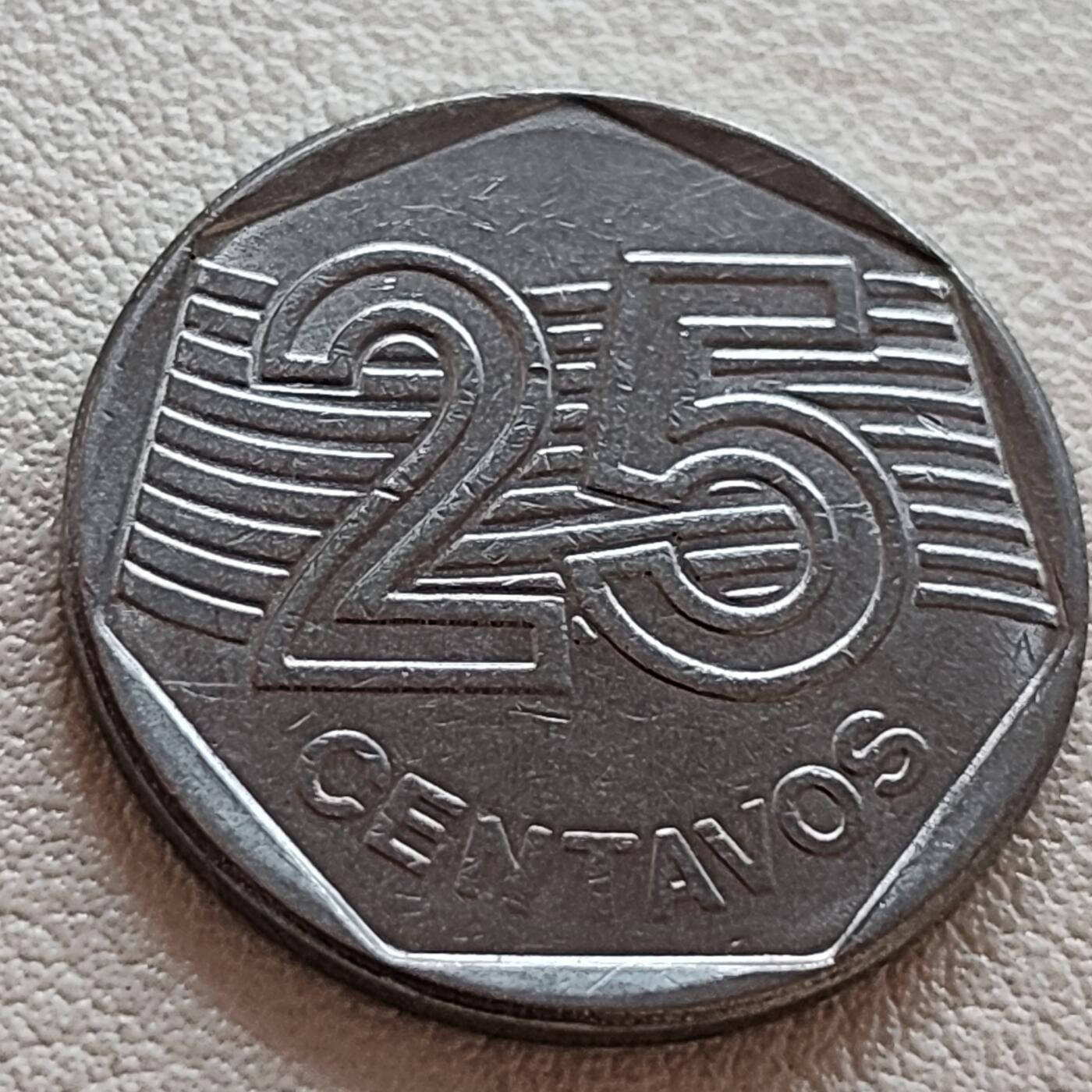 泉币菌-第39场-各国散币 巴西1995年25分 巴西女神