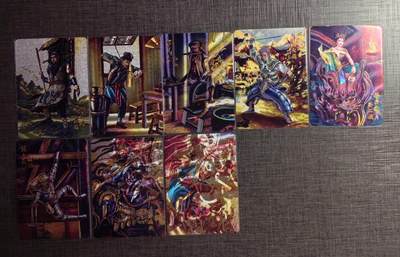 含泪出坑！刷子幻彩折光全部清仓！超吉梦各类签名全部清仓！！！ 百里飞鸿水浒第一弹冷烫粗闪如图