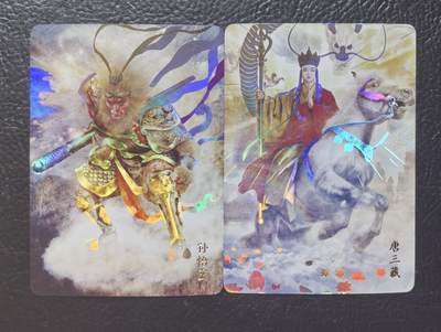 含泪出坑！刷子幻彩折光全部清仓！超吉梦各类签名全部清仓！！！ 人文正子公也唐三藏孙悟空彩闪