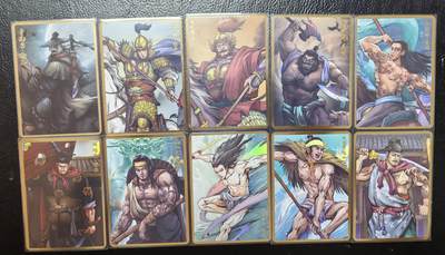 含泪出坑！刷子幻彩折光全部清仓！超吉梦各类签名全部清仓！！！ 卡将将魂水浒近景一套66张