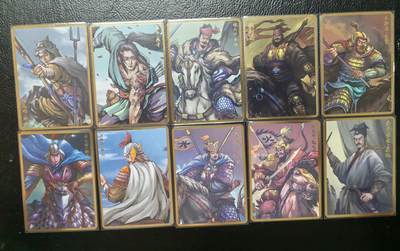 含泪出坑！刷子幻彩折光全部清仓！超吉梦各类签名全部清仓！！！ 卡将将魂水浒近景一套66张