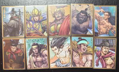 含泪出坑！刷子幻彩折光全部清仓！超吉梦各类签名全部清仓！！！ 卡将将魂水浒大头一套66张