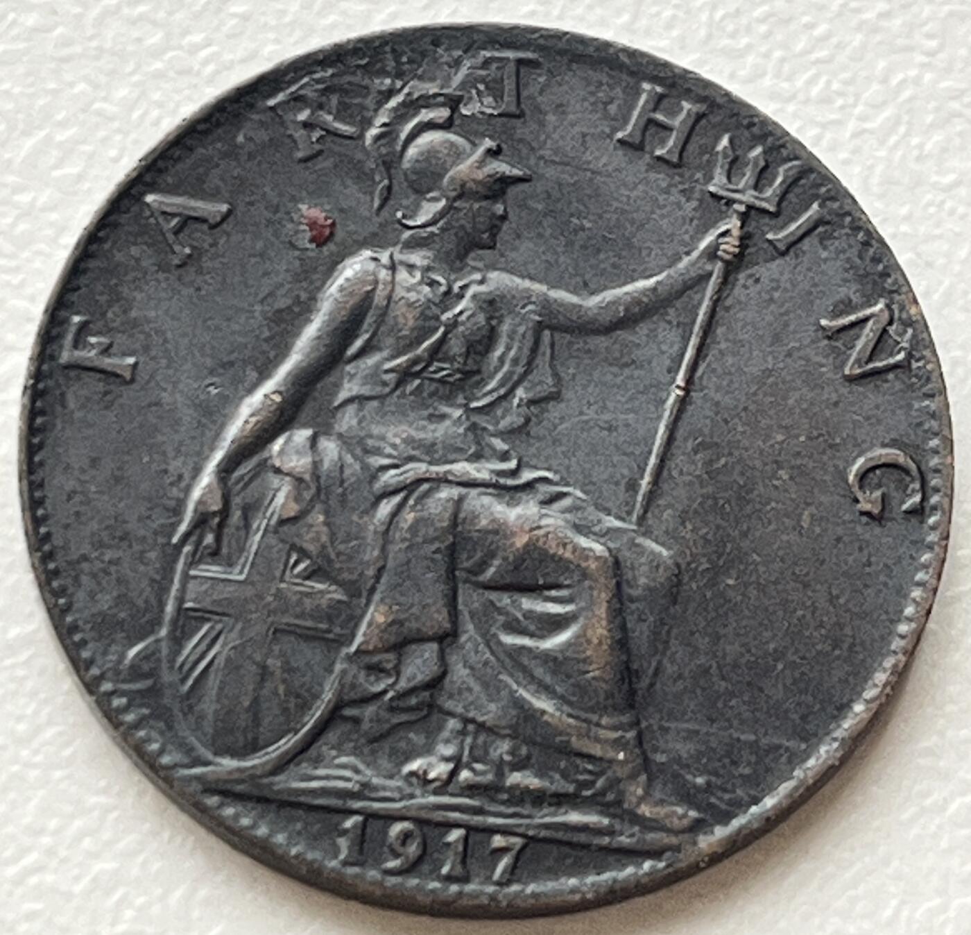神仙姐姐-中外币专场6 1917年 英国1法新