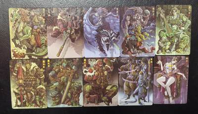 含泪出坑！刷子幻彩折光全部清仓！超吉梦各类签名全部清仓！！！ 封神世界第一弹彩闪一套