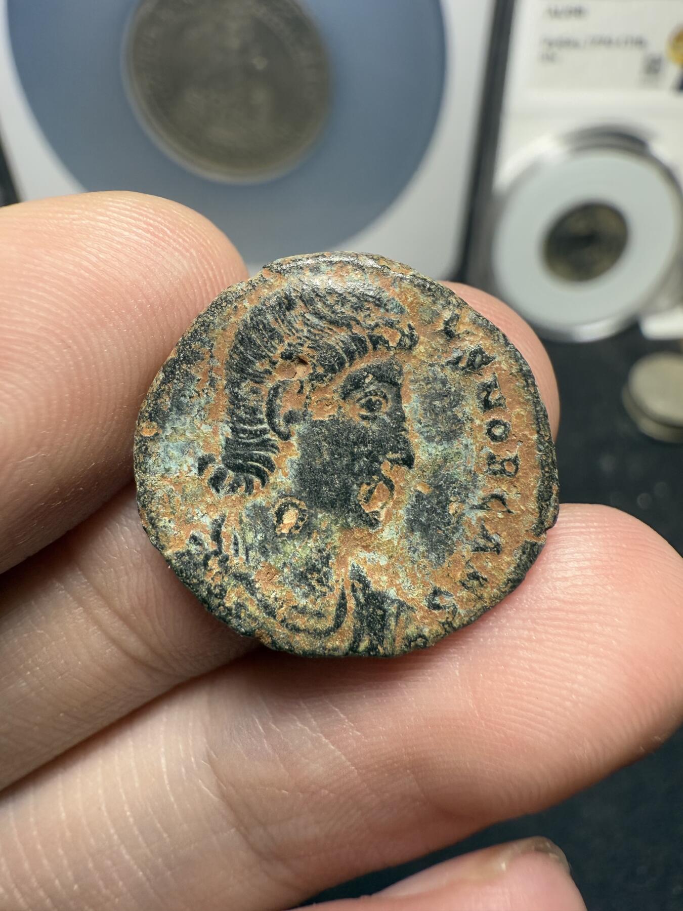 南宋泉阁俄币 外币 国币 专场第十二期【送拍无额外佣金】 古罗马 公元337-340年 君士坦丁二世中大型富利 好品