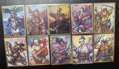 含泪出坑！刷子幻彩折光全部清仓！超吉梦各类签名全部清仓！！！ 卡将将魂水浒近景一套66张