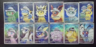 含泪出坑！刷子幻彩折光全部清仓！超吉梦各类签名全部清仓！！！ 奇点卡牌5月上新油画宝可梦彩折第三弹