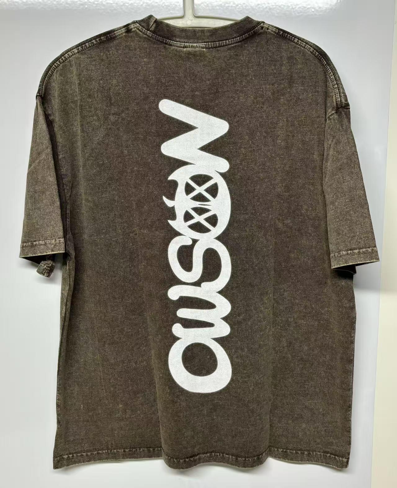 零元拍：艺术家 WAIWAI  OWSON 品牌260克水洗重磅潮流Oversize T恤L码拍品为L码，颜色以实物为准