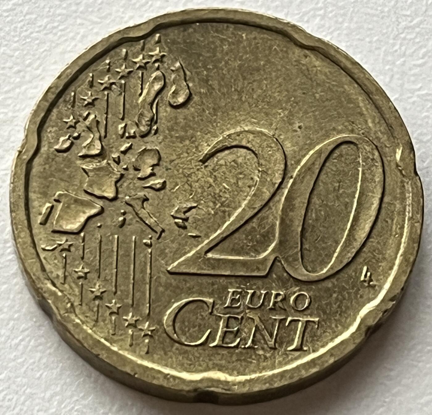 神仙姐姐-中外币专场6 2002年 德国20欧分